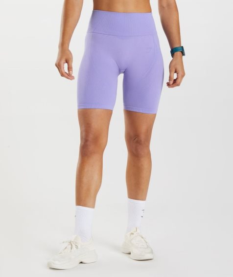 Szorty Gymshark Apex Seamless Damskie Fioletowe | PL 359CVI